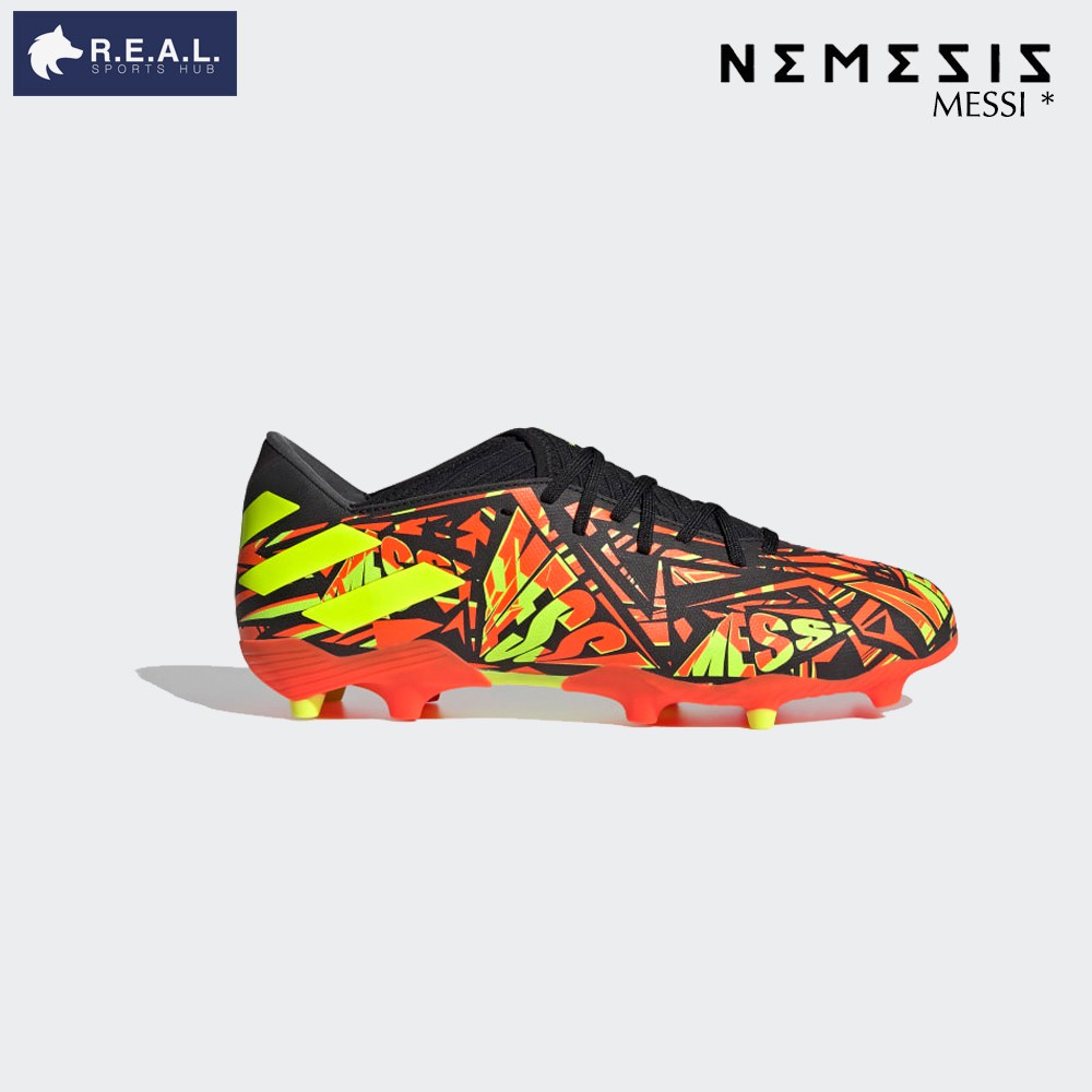 💸ลด65.-ใส่โค้ดTHIKWX1N💸รองเท้าฟุตบอล สตั๊ด Adidas รุ่น Nemeziz Messi สีส้ม ของเด็กและผู้ใหญ่ [FW7315 FW7426]