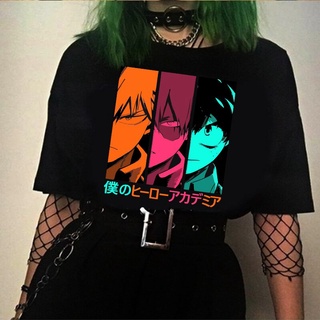 เสื้อยืดวินเทจใหม่ เสื้อยืด พิมพ์ลายอนิเมะ Boku No Hero Academia Manga Grunge Kacchan Todoroki Deku Jnjjdj41Lhpppg37S-3X