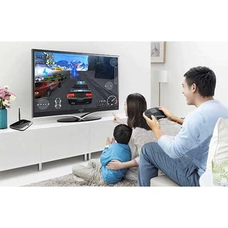🌟 คีย์บอร์ดไร้สาย ใช้แบตชาร์จได้ แป้นพิมพ์ภาษาไทย มีทัชแพด ใช้กับ TV Box / Smart TV / Com *Min