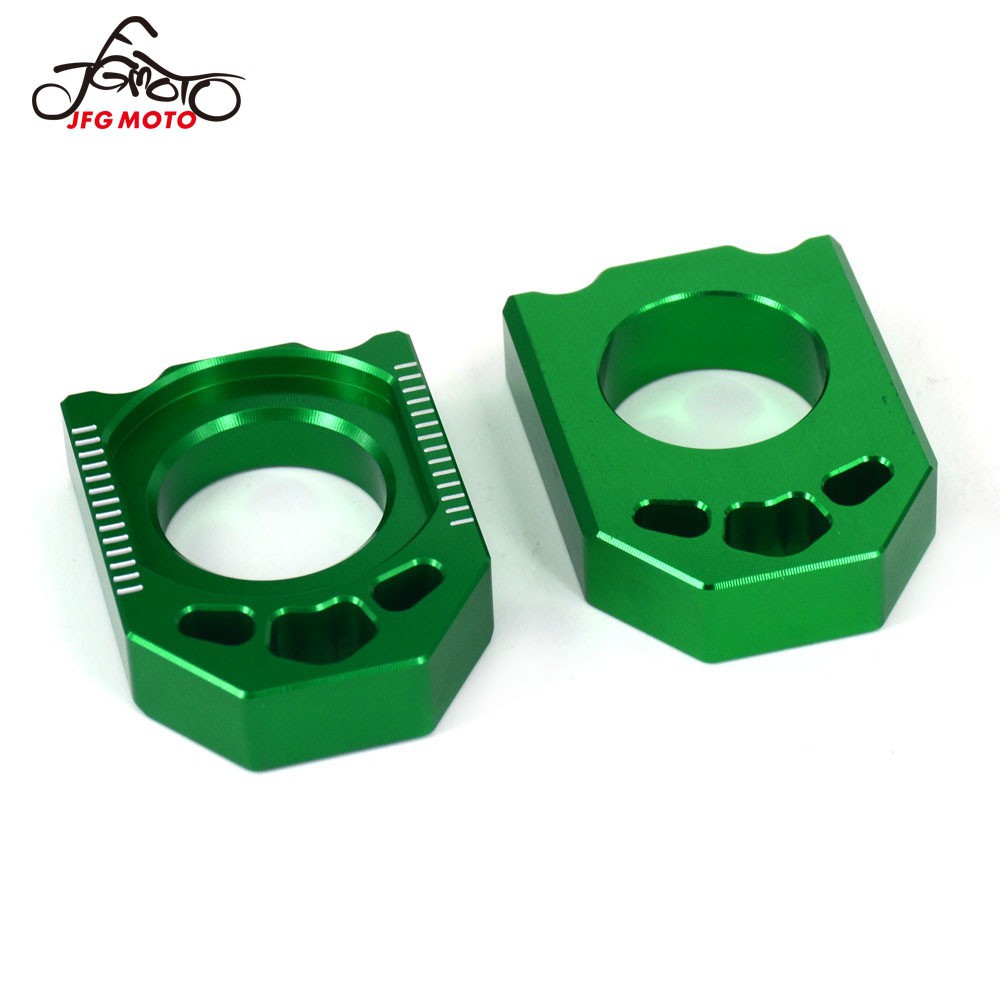 ตัวปรับโซ่บล็อกเพลา CNC สำหรับรถ KX125/250 ปี2003-2008 KX250F 2004-2016 KX450F 2006-2016 KLX450R 2008-2015 อะไหล่รถแข่งมอเตอร์ครอส ราคา ถูกที่สุด ดีลบีเคเค แกลเลอรีภาพที่ 3