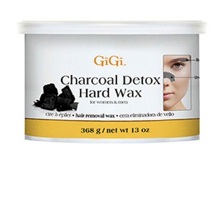 GiGi Charcoal Detox Hard Wax / จีจี้ ชาร์โคล สำหรับแว็กซ์หน้า สูตรพิเศษ 3 in 1 NEW!! 13Oz