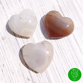 หินอาเกตทรงหัวใจ (Agate)