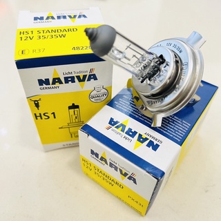 NARVAนาว่า หลอดไฟหน้า3ขา HS1 12V.35/35W รหัสPX43t หลอดแท้ผลิดโดยphilip มาตรฐานเยอรมนี ของแท้100%