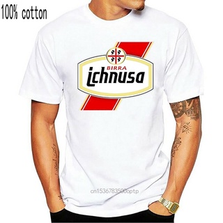 เสื้อยืด พิมพ์ลายเบียร์ Ichnusa Sardinia Italy สีดําS-5XL