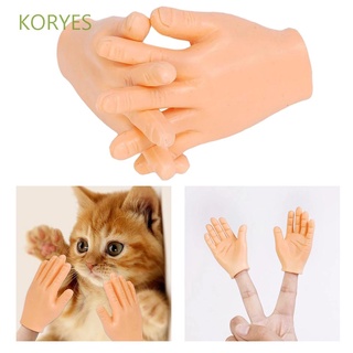 Koryes ของเล่นหุ่นมือคอสเพลย์นิ้วมือขนาดเล็กสําหรับสัตว์เลี้ยงแมวฮาโลวีน