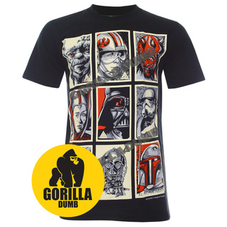 Gorilladumb เสื้อยืดลาย สตาร์วอร์  All Star Wars