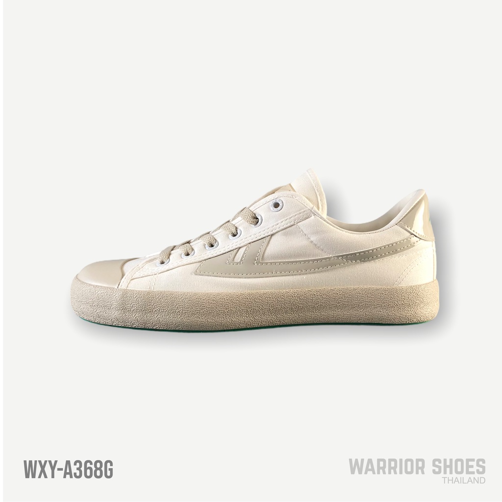 Warrior shoes รองเท้าผ้าใบ รุ่น WXY-A368G สี White/ Beige