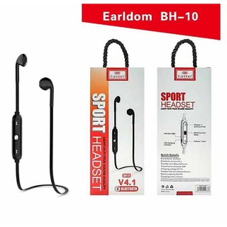 Earldom BH10 Sport Headset Bluetooth V4.1 หูฟังบลูธูทเสียงดี