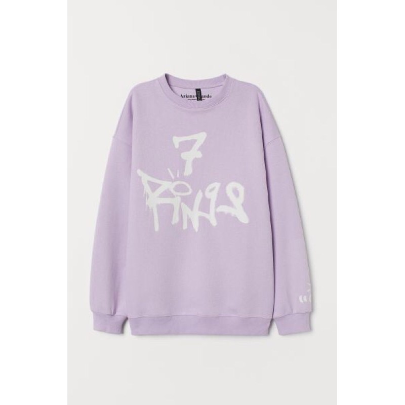 Crewneck Hnm H & M Ariana 7 แหวนของเล่น
