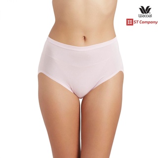 Wacoal Panty กางเกงใน ทรงเต็มตัว ขอบเรียบ สีชมพู (CP) 1 ตัว รุ่น WU4C34 WU4M01 กางเกงในผู้หญิง วาโก้ เต็มตัว เย็นสบาย