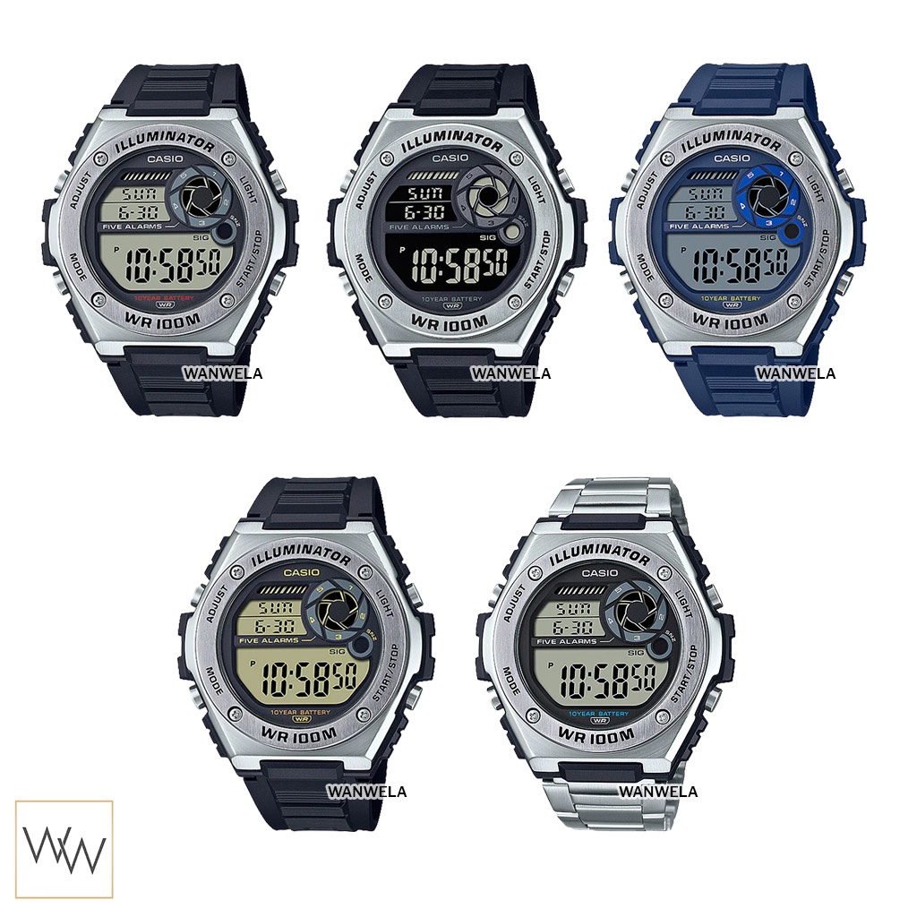 ของแท้ นาฬิกาข้อมือ Casio ผู้ชาย รุ่น MWD-100H & MWD-100HD