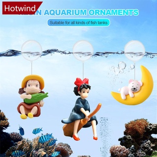 Hotwind ตุ๊กตาฟิกเกอร์การ์ตูนอนิเมะลอยน้ํา ของเล่น สําหรับตกแต่งตู้ปลา M3P2 1 ชิ้น