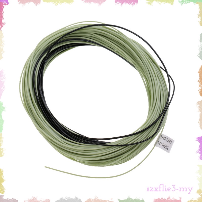 [Szxflie3] 100FT Weight Forward Fly Fishing Line Fly Line & Sink Tip