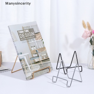 [Manysincerity] Iron Art Display Stand Dish Rack Plate Bowl Picture Frame Book Holder Home Decor Hot Sell
