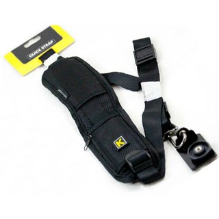 สายสะพายกล้อง แผ่นเพลทยึดตัวกล้องมีความแข็งแรง รับน้ำหนักได้ดี Quick Strap สำหรับสะพายบอดี้ 1 ตัว มือ 1