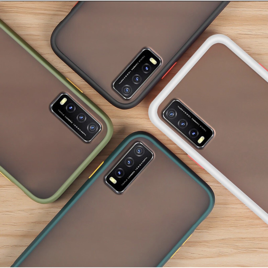 Case Case Huawei Y7A เคสกันกระแทก ปุ่มสีผิวด้าน ขอบนิ่มหลังแข็ง เคสโทรศัพท์หัวเว่ย huawei Y7a พร้อมส