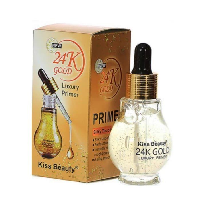 ไพรเมอร์ Kiss Beauty เซรั่ม24K Gold Luxury Primer 30ml.