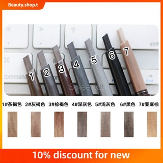 【 Beauty Shop 】double head automatic eyebrow pencil ดินสอเขียนคิ้ว eyebrow