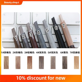 【 Beauty Shop 】double head automatic eyebrow pencil ดินสอเขียนคิ้ว eyebrow