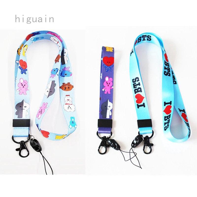 kpop bts lanyard bangtan boys พวงกุญแจสายคล้องโทรศัพท์มือถือ