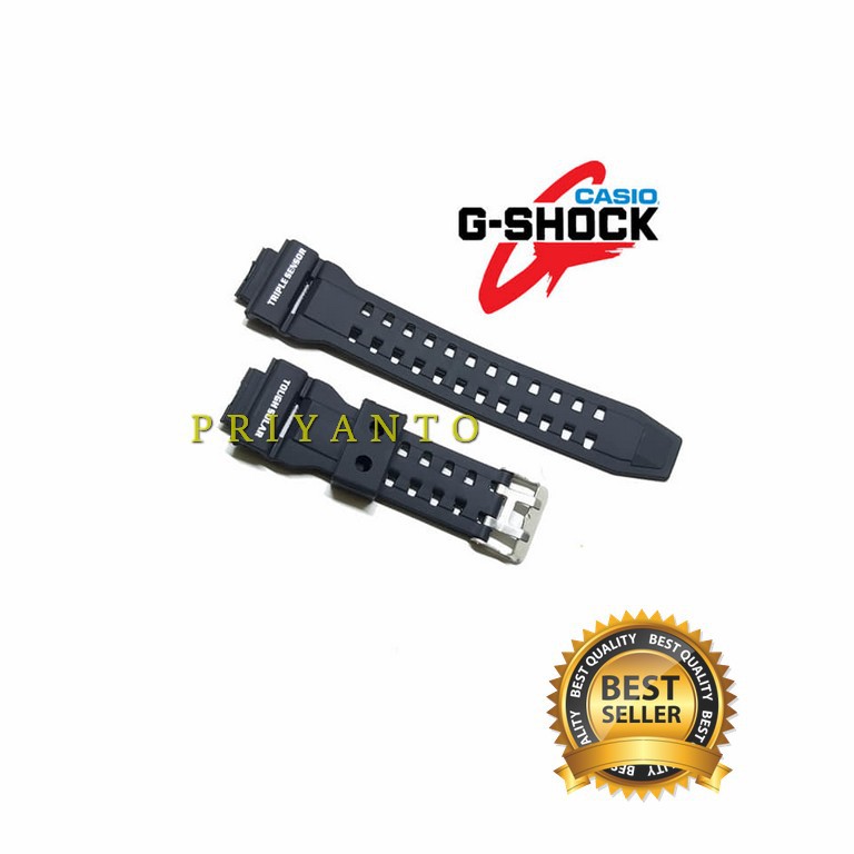 Casio G-shock Riseman แกร่ง Solar G-shock G9200 G-9200 G 9200 สายนาฬิกาสีดํา