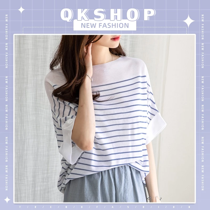 QKshop สายออฟฟิตต้องจัด📣📣 เสื้อลายทางสไตล์ดูดี ให้ลุคดูน่ามองมากๆ สีไหนก็สวยอ่ะแม๊✨️✨️