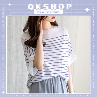 QKshop สายออฟฟิตต้องจัด📣📣 เสื้อลายทางสไตล์ดูดี ให้ลุคดูน่ามอ…