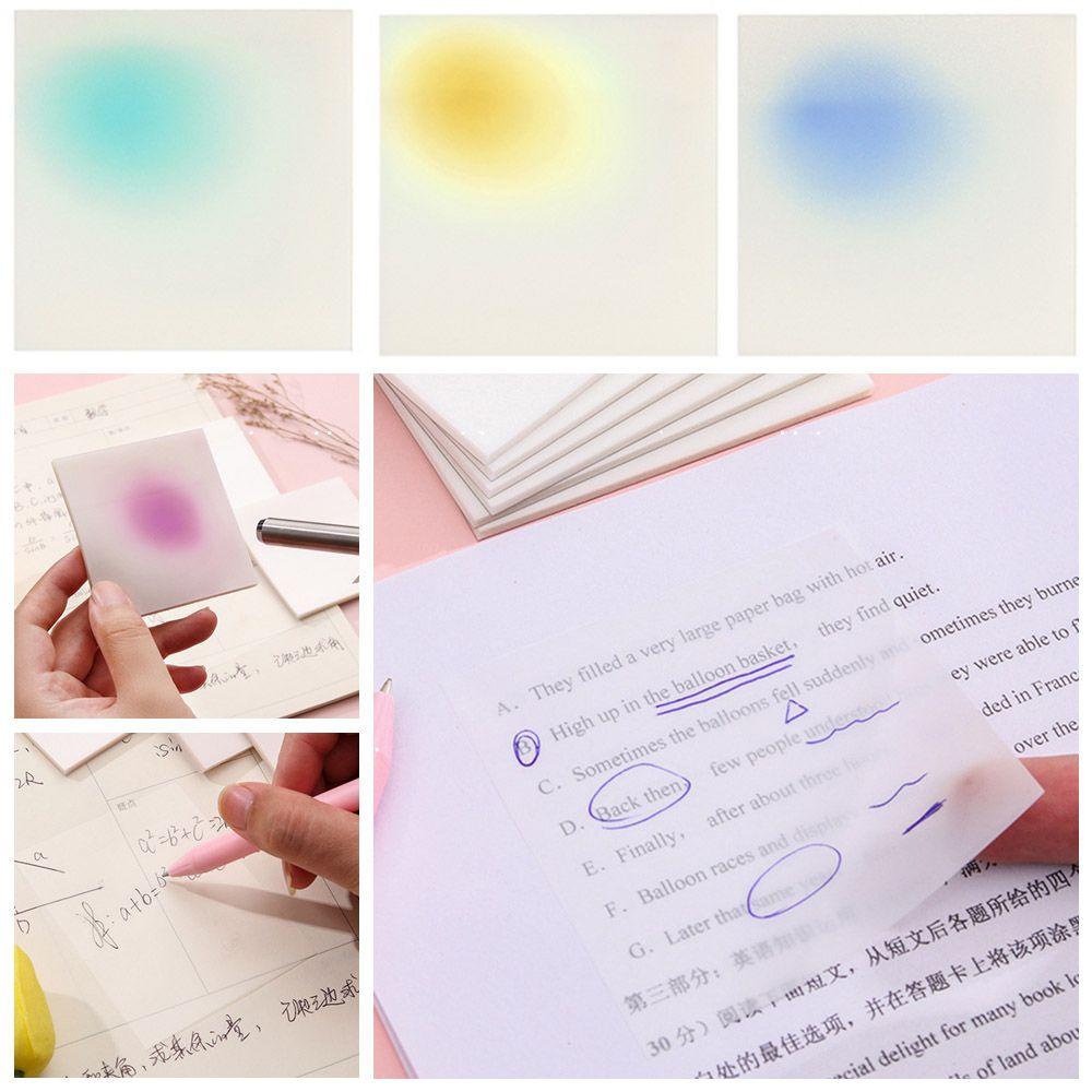 BANANA Creative Transparent Sticky Notes School Supplies Office Notepad ...