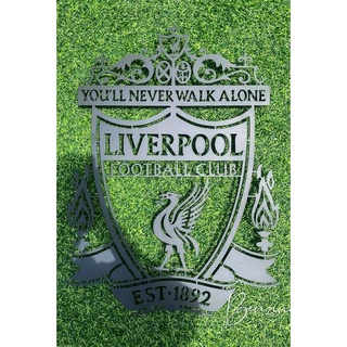 เหล็กฉลุโลโก้ ลิเวอร์พูล Liverpool ขนาด 100*93 cm