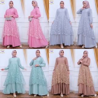 ~RINS ~ Gamis~syari GAMIS~ORI SOLO~ ชุดเดรส ของแท้ โดย RINS