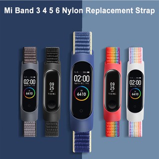 สายนาฬิกาข้อมือไนล่อน สําหรับ Mi band 7 6 5 4 3 xiaomi Mi band 6 5 4 3