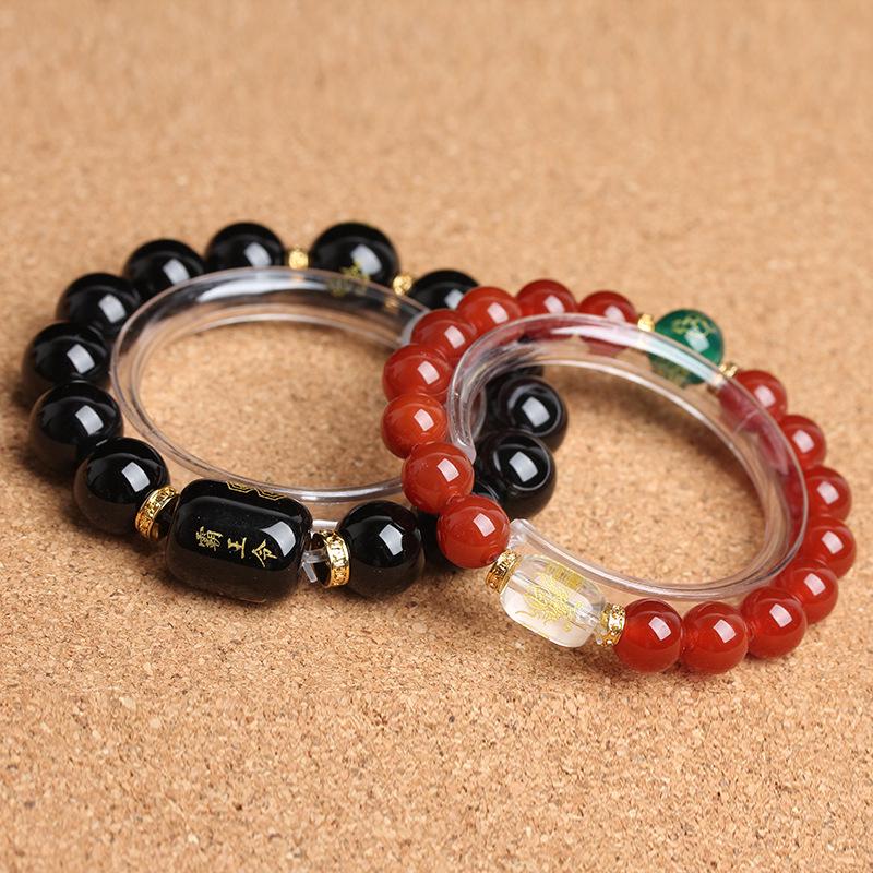 🐘 รุ่นฮิต กำไรนิลดำ 14mm ทุกเส้น3นักกษัตร ผู้หญิงนิลแดง ผู้ชายนิลดำ