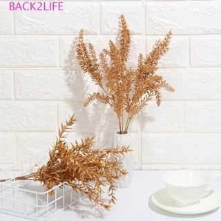 Back2life พืชปลอม ตกแต่งบ้าน สวน ปาร์ตี้ ยูคาลิปตัส ใบไม้ คริสต์มาส งานฝีมือ พลาสติก อุปกรณ์ประกอบฉาก ช่อดอกไม้