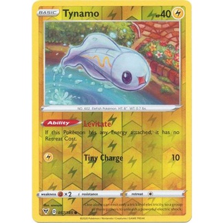 การ์ดโปเกมอน Tynamo - 057/185 - Common Reverse Holo