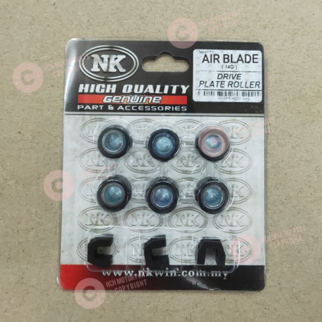 DRIVE PLATE ROLLER SET - HONDA - AIR BLADE 125 (NK)