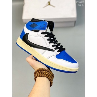 Nike Air JORDAN 1 ย้อนยุค แฟชั่น รองเท้าลำลอง รองเท้ากีฬา รองเท้าเทรนนิ่งน้ำหนักเบา รองเท้าวิ่ง 36-44