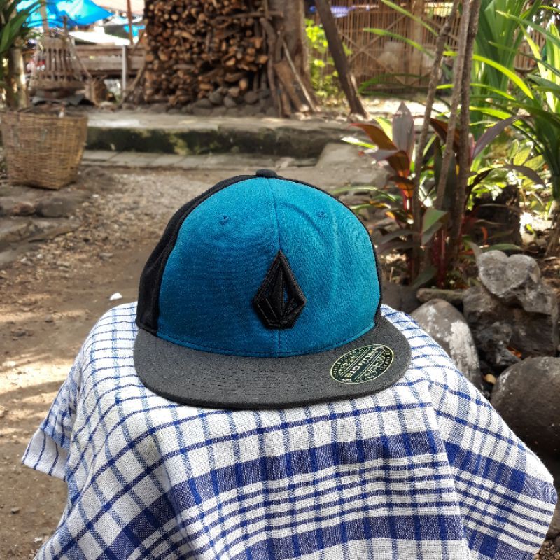 หมวกติดตั้งหิน volcom volcom snapback volcom Scond หมวกเบสบอล