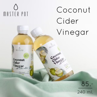 น้ำส้มสายชูหมักแท้จากดอกมะพร้าว ตรา มาสเตอร์พอต Coconut Cider Vinegar : Master Pot Brand