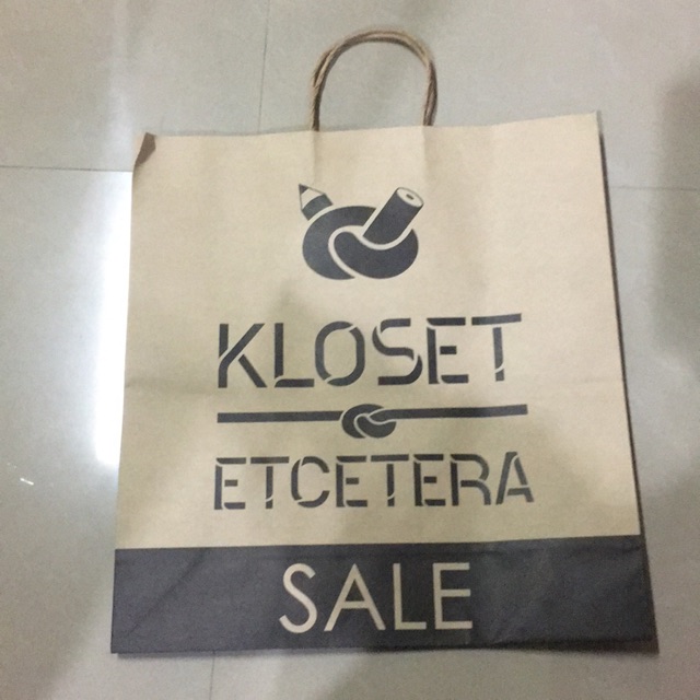 Kloset bag (2ใบ/ออเดอร์)