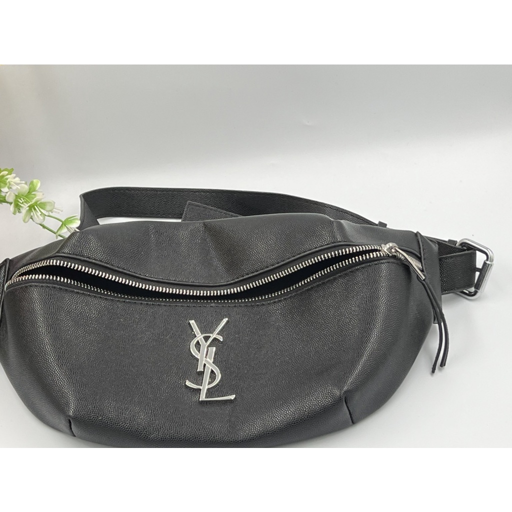 กระเป๋าคาดอก YSL (มือสอง) สีดำ