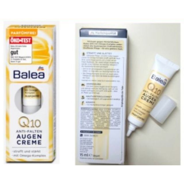 คร มบำร งผ วรอบดวงตา Balea Q10 Anti Falten Augen Cream Shopee Thailand