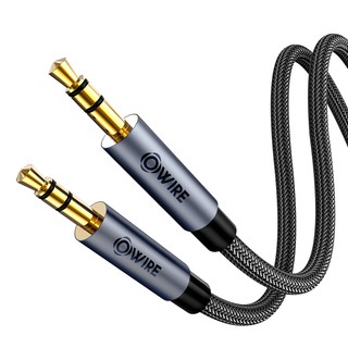OWIRE สายเคเบิลเชื่อมต่อสัญญาณเสียง Aux แจ็ค ขนาด 3.5 มม. AU…