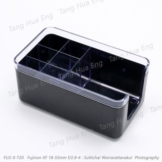 กล่องใส่อุปกรณ์บาร์ รุ่นใหม่ สีดำ  Premium bar caddy P-BC-6-BLK