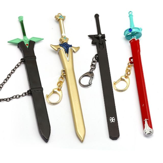 พวงกุญแจดาบคิริโตะ SAO 4  แบบ ขนาด 17 เซนติเมตร (sword art online)