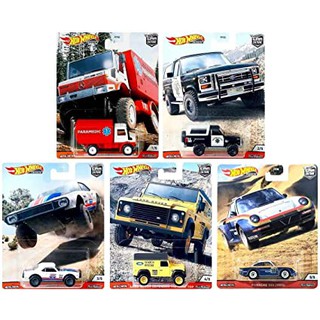 Hotwheel Wild terrain ยกชุด 5คัน (ล้อยาง) Hotwheel premium ลิขสิทธิ์แท้