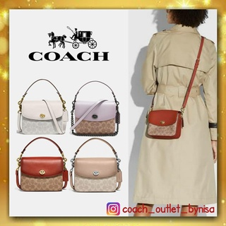 Coach 89089  Cassie Crossbody 19 In Signature Canvas   B4/Tan Rust