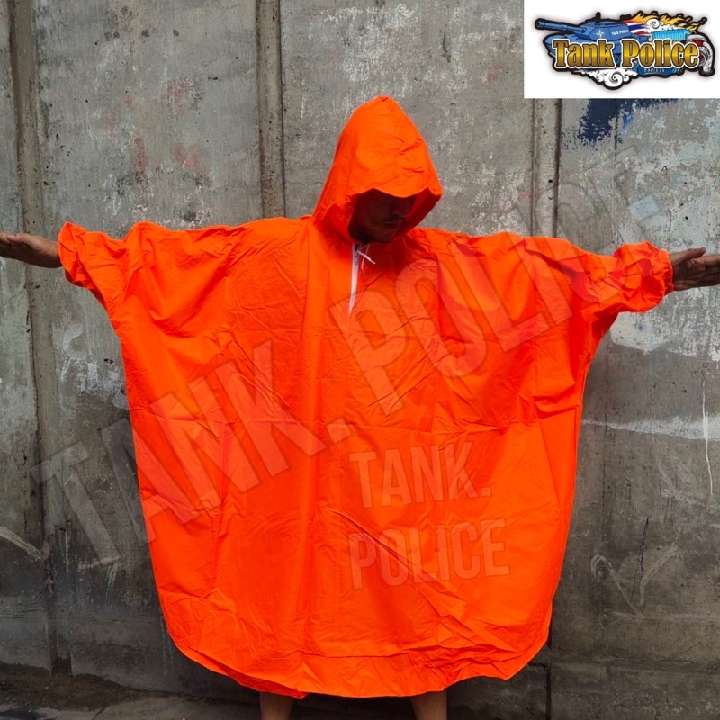 เสื้อกันฝนเสื้อกันฝนค้างคาวสีส้มDANKOอย่างดี