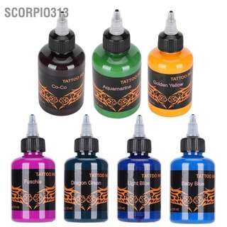 Scorpio313 หมึกสัก สีสันสดใส 120 มล.