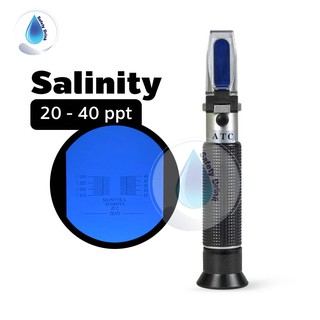 SafetyDrink Salinity Refractrometer ATC กล้องวัดความเค็ม 20-40 ppt ความแม่นยำสูง