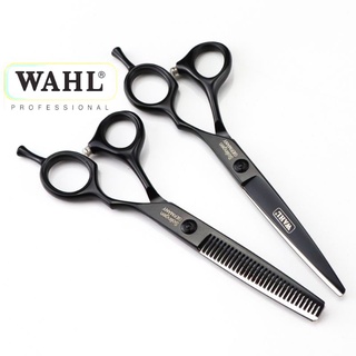 ถูก/แท้ กรรไกรตัดผม WAHL ขนาด6 นิ้ว 1คู่ (สีดำ)